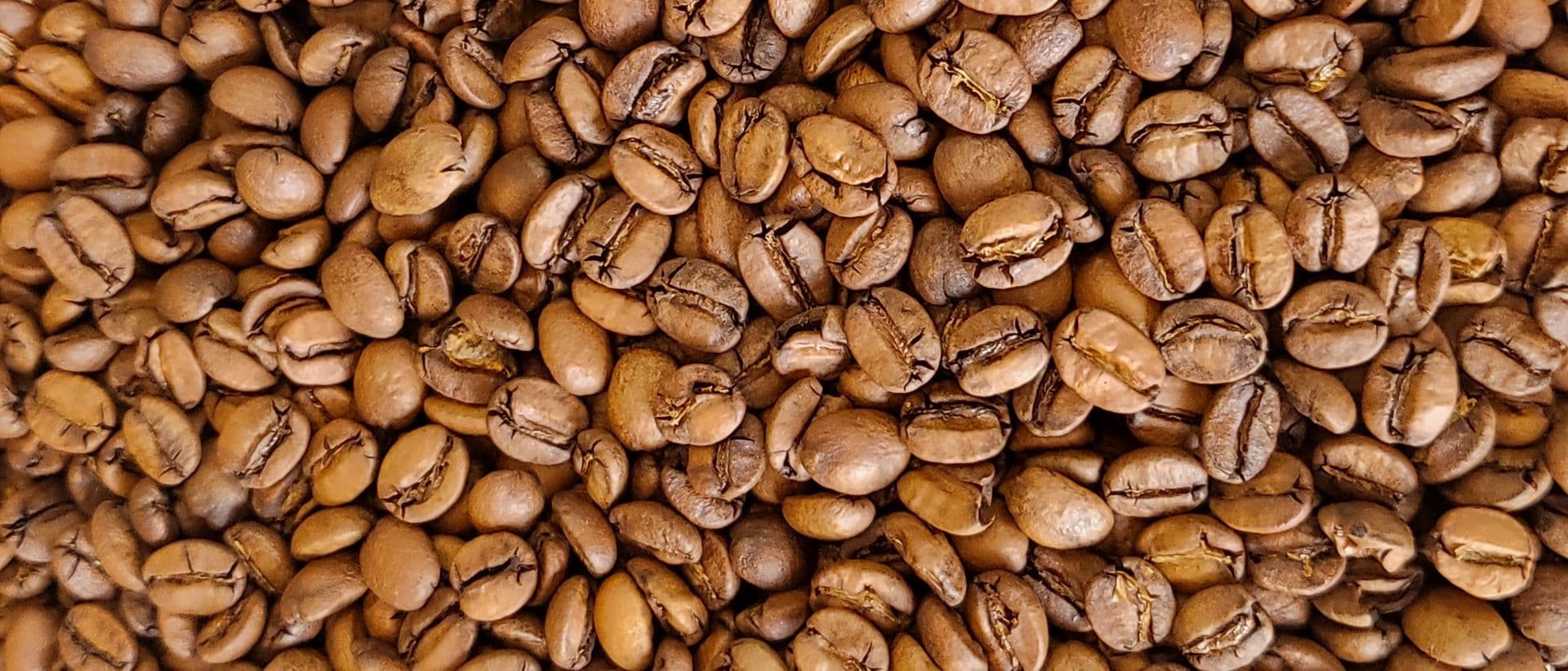 Grãos de café torrados artesanalmente